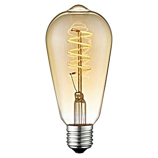 Home Sweet Home Ledlamp Druppel Spiraal Amber (E27, Amber, 4 W, 140 lm)