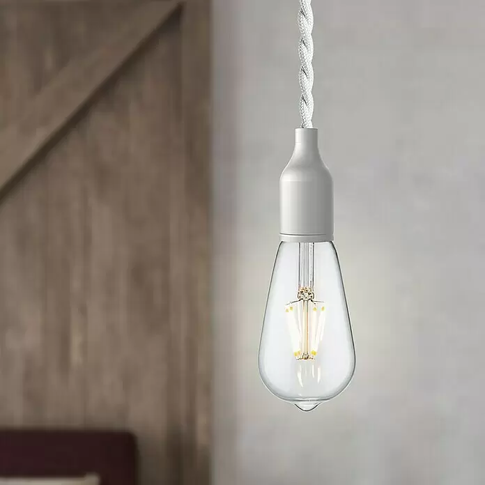 Home Sweet Home LED-Lampe Vintage Glühlampenform E27 - E27, Dimmbar, Neutralweiß, 350 lm, 4 W - Stimmungsaufnahme