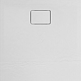 Allibert Douchebak Terreno vierkant (l x b: 80 x 80 cm, Polybeton, Blanc Quartz)