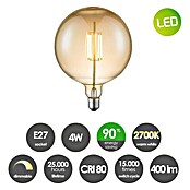 LED-Leuchtmittel Edison  (4 W, E27, Warmweiß, Globe, Durchmesser: 18 cm)