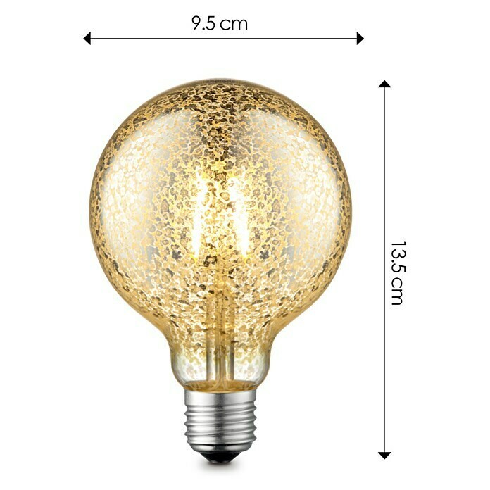 Ledlamp (4 W, E27, Warm wit, G95)