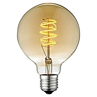 Home Sweet Home LED-Lampe Vintage Globe-Form E27 (E27, 4 W, G95, 280 lm, Bernstein)