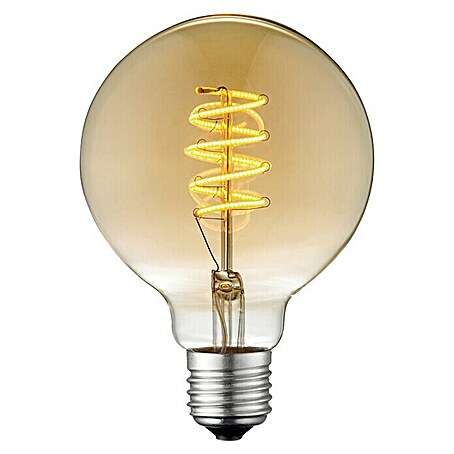 Home Sweet Home LED-Leuchtmittel (E27, 4 W, G95, 280 lm, Bernstein)