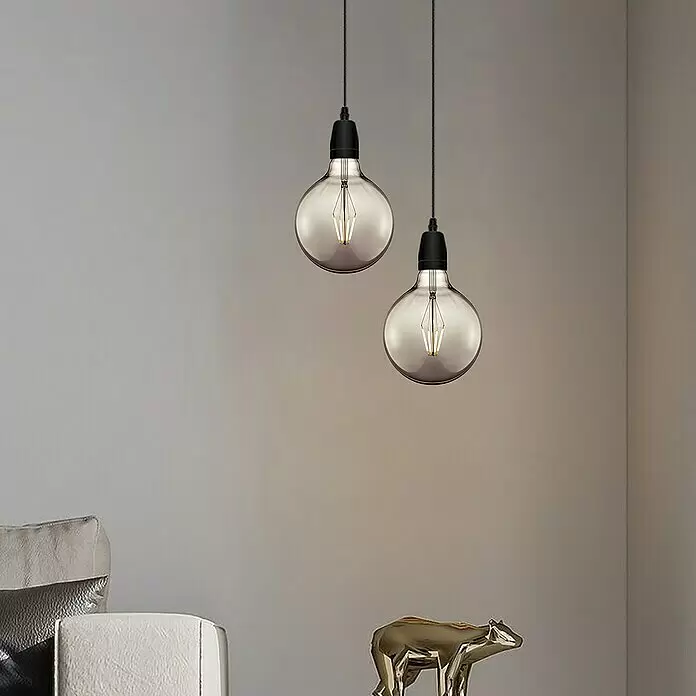 Home Sweet Home LED-Lampe Vintage Globe-Form E27 - E27, Dimmbar, Warmweiß, 120 lm, 4 W - Stimmungsaufnahme