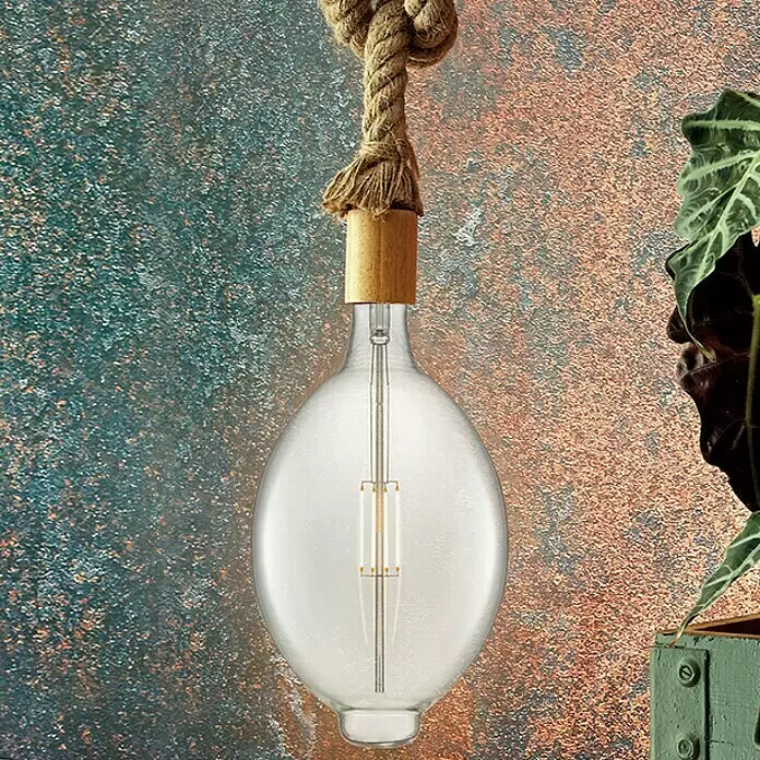 Home Sweet Home LED-Lampe Vintage Globe-Form E27 - E27, Dimmbar, Neutralweiß, 400 lm, 4 W - Bildausschnitt