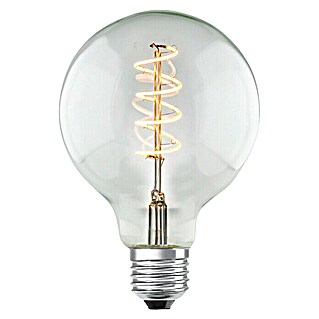 Home Sweet Home LED-Lampe Vintage Globe-Form E27 (E27, 4 W, G95, 280 lm, Transparent)
