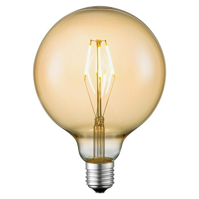 LED-Leuchtmittel Edison  (4 W, E27, Warmweiß, Globe, Durchmesser: 12,5 cm)