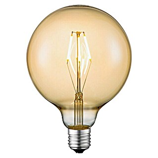 Home Sweet Home Ledlamp Edison (4 W, E27, Warm wit, Wereldbol, Diameter: 12,5 cm)