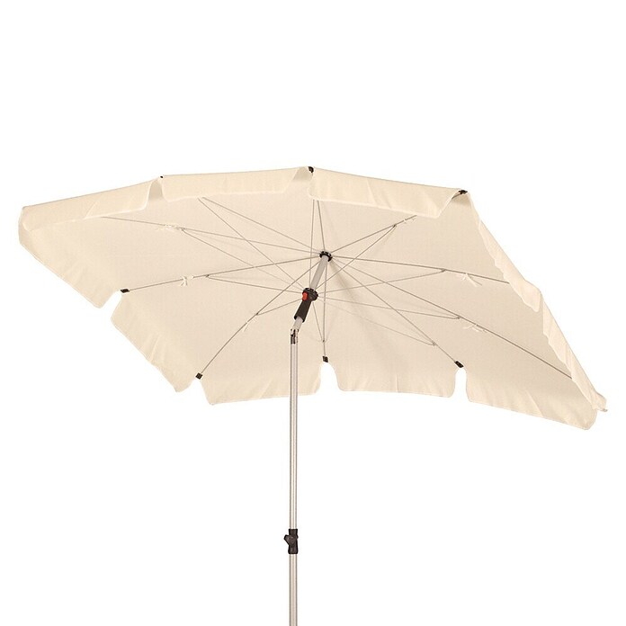 Sunfun Sonnenschirm Basic Easy (Off-White, 200 x 130 cm)