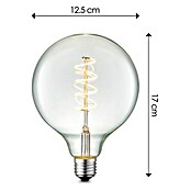 LED-Leuchtmittel (4 W, E27, Warmweiß, Dimmbar, Klar, G125)