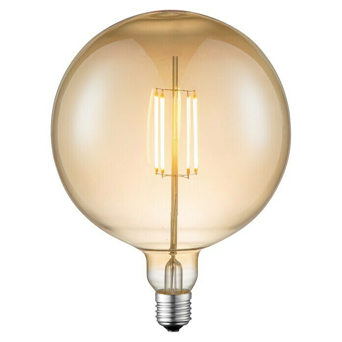 Ledlamp (4 W, E27, Warm wit, Wereldbol, Diameter: 18 cm)