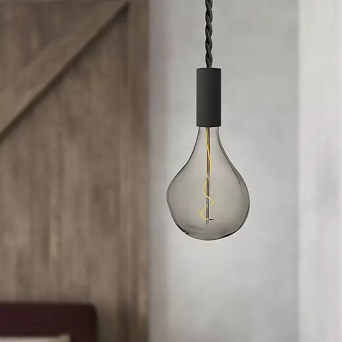 Home Sweet Home LED-Lampe Vintage Globe-Form E27 - E27, Dimmbar, Warmweiß, 20 lm, 4 W, Farbe: Smoky - Stimmungsaufnahme