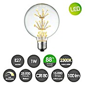 LED-Leuchtmittel (1,5 W, E27, Warmweiß, Klar, G95)