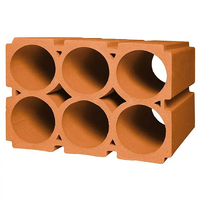Weinregal - 36,5 x 24 x 24,9 cm, Anzahl Flaschen: 6 Stk., Ton - Terracotta Weinregal mit 6 Fächern. Ideal zur Weinlagerung, bietet dieses robuste Regal eine stilvolle und praktische Lösung.