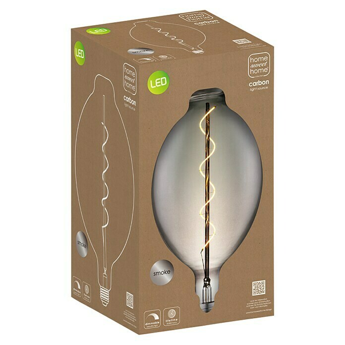 Home Sweet Home LED-Lampe Vintage Globe-Form E27 (E27, Dimmbar, Warmweiß, 20 lm, 4 W) | BAUHAUS