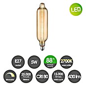 LED-Leuchtmittel Edison  (5 W, E27, Warmweiß, Röhrenform)