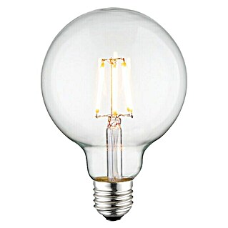 Home Sweet Home LED-Lampe Globe-Form E27 (E27, 6,5 W, G95, 550 lm, Transparent)