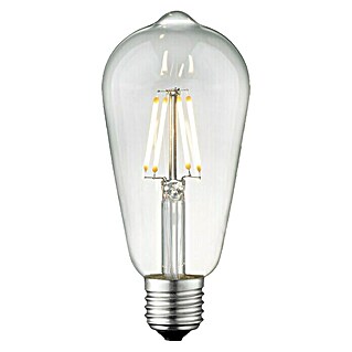 Home Sweet Home LED-Lampe (E27, Dimmbar, Neutralweiß, 700 lm, 6 W, Farbe: Klar)