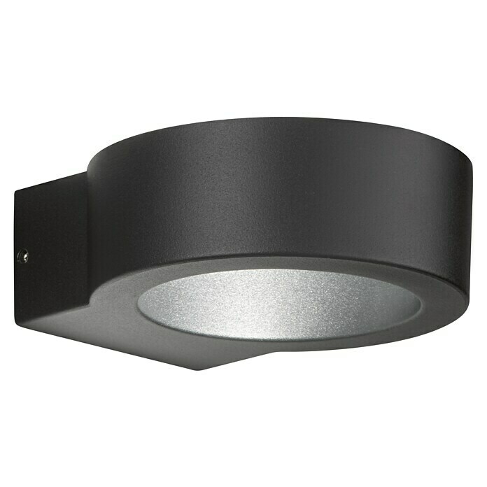 Honsel Leuchten LED-Wandleuchte Torres (3,5 W, L x B x H: 10 x 11 x 10 cm, Schwarz, Warmweiß)