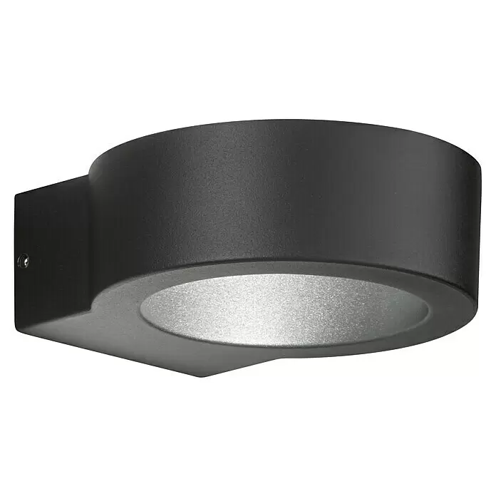 Fischer & Honsel LED-Wandleuchte Torres - 3,5 W, L x B x H: 10 x 11 x 10 cm, Schwarz, Warmweiß - Diagonale Ansicht