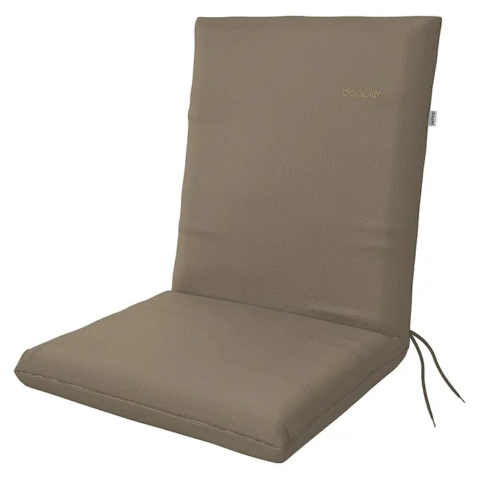 Doppler Sitzauflage Nature - Sand, Niederlehner, L x B x H: 100 x 48 x 6 cm, Polyester - Das braune Doppler-Sitzkissen bietet Komfort und Stil für Ihre Gartenmöbel. Perfekt für entspannte Stunden im Freien.