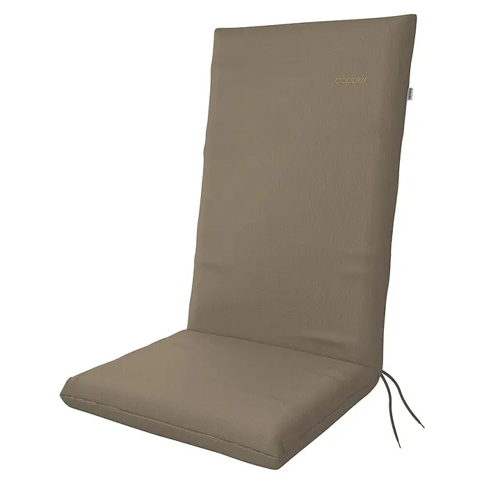 Doppler Sitzauflage Nature - Sand, Hochlehner, L x B x H: 119 x 48 x 6 cm, Polyester - Hochwertige, sandfarbene Stuhlauflage von Doppler für bequemes Sitzen im Garten oder auf der Terrasse. Optimaler Komfort mit stilvollem Design.