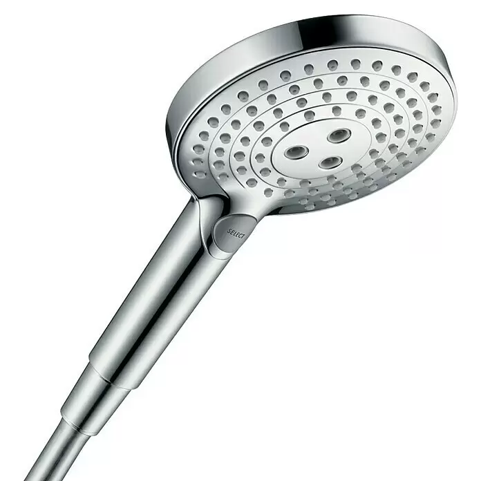Hansgrohe Raindance Select S Handbrause 120 EcoSmart - Durchmesser: 12,5 cm, Chrom - Detailaufnahme