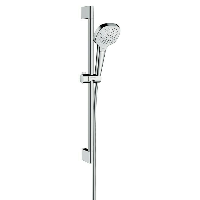 Hansgrohe Croma Select E Brausegarnitur 110 Vario (Lochabstand: 62,5 cm, Art Strahl: Rain, TurboRain, IntenseRain, Chrom/Weiß, Wassersparfunktion) | BAUHAUS