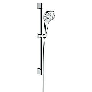 Hansgrohe Croma Select E Conjunto de ducha (Distancia entre orificios: 62,5 cm, Cromo, Función de ahorro de agua)