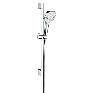 Hansgrohe Croma Select E Brausegarnitur 110 (Lochabstand: 62,5 cm, Art Strahl: Rain, Chrom/Weiß)