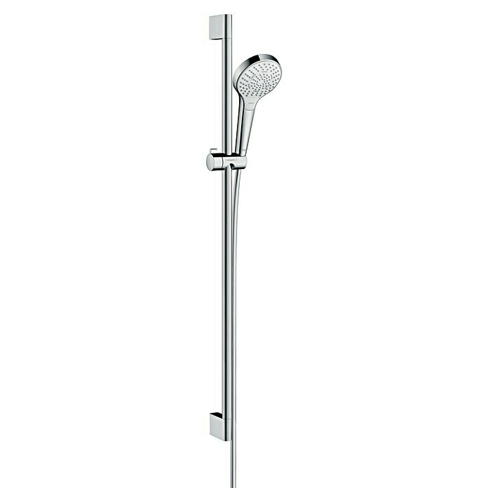 Hansgrohe Croma Select S Brausegarnitur 110 Multi (Lochabstand: 91,5 cm, Art Strahl: SoftRain, IntenseRain, Massagestrahl, Chrom/Weiß)
