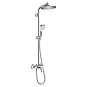 Hansgrohe Crometta Duschsystem S 240 (Mit Einhebelmischer, Anzahl Strahlarten: 2 Stk., Chrom) | BAUHAUS