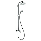 Hansgrohe Croma Duschsystem 220 (Mit Einhebelmischer, Anzahl Strahlarten: 4 Stk., Chrom) | BAUHAUS