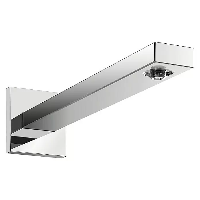 Hansgrohe UP-Wanneneinlauf Brausearm E - Chrom, Glänzend - Eleganter, rechteckiger Wand-Badewannenauslauf aus Chrom.