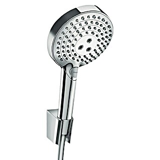 Hansgrohe Brause-Set Raindance Select S 120 (Anzahl Strahlarten: 3 Stk., Chrom, Länge Brauseschlauch: 125 cm, Durchflussmenge: 11 l/min)