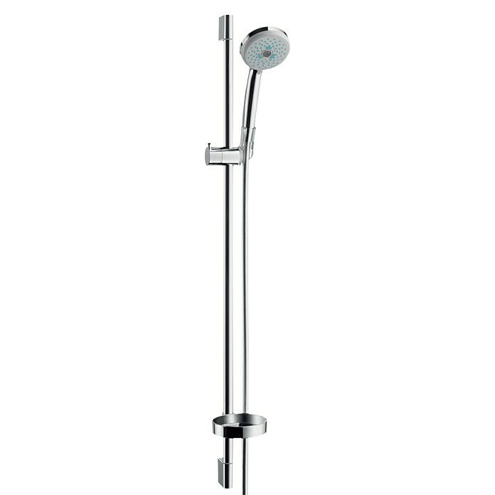 Hansgrohe Croma 100 Brausegarnitur Multi (Lochabstand: 91,5 cm, Art Strahl: Rain, MonoRain, Massagestrahl, Chrom)