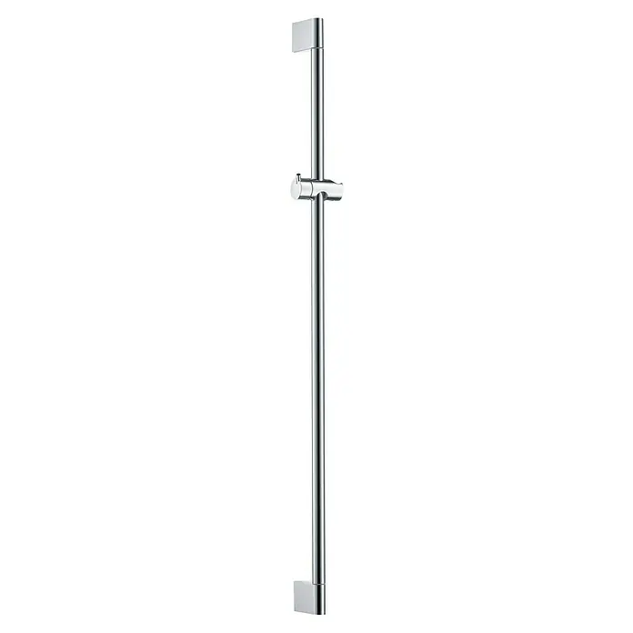 Hansgrohe Brausestange Unica Crometta 90 - Höhe: 95,9 cm, Chrom - Chromglänzende Duschstange mit verstellbarer Halterung für ein optimales Duscherlebnis. Die hochwertige Verarbeitung garantiert Langlebigkeit.