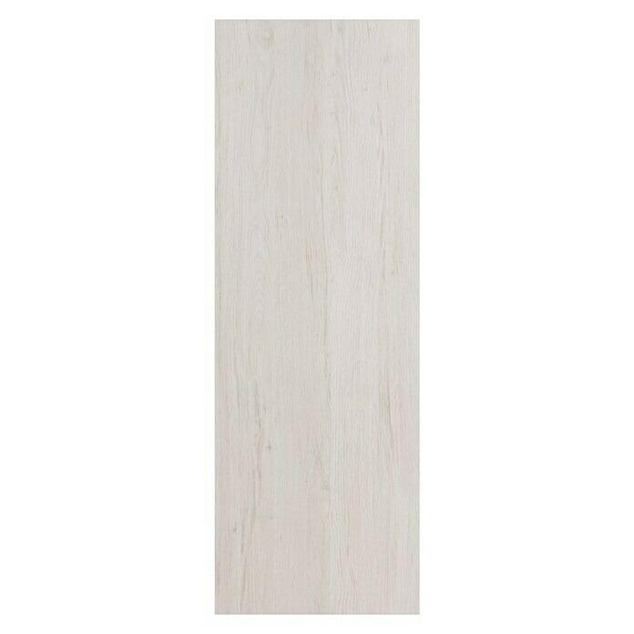 Puerta corredera de madera vinílica Quebec (82,5 x 203 cm, Blanco/gris, Alveolar)