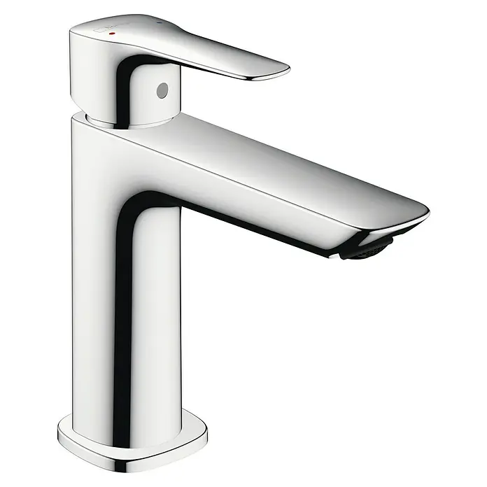 Hansgrohe MySport Waschtischarmatur L Fine - Chrom, Glänzend - Eine glänzende Chrom-Armatur mit einem schlanken, modernen Design, ideal für jedes Badezimmer.