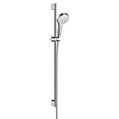 Hansgrohe Croma Select S Brausegarnitur 110 (Lochabstand: 91,5 cm, Art Strahl: Rain, Chrom/Weiß) | BAUHAUS