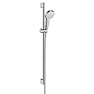 Hansgrohe Croma Select S Brausegarnitur 110 (Lochabstand: 91,5 cm, Art Strahl: Rain, Chrom/Weiß)