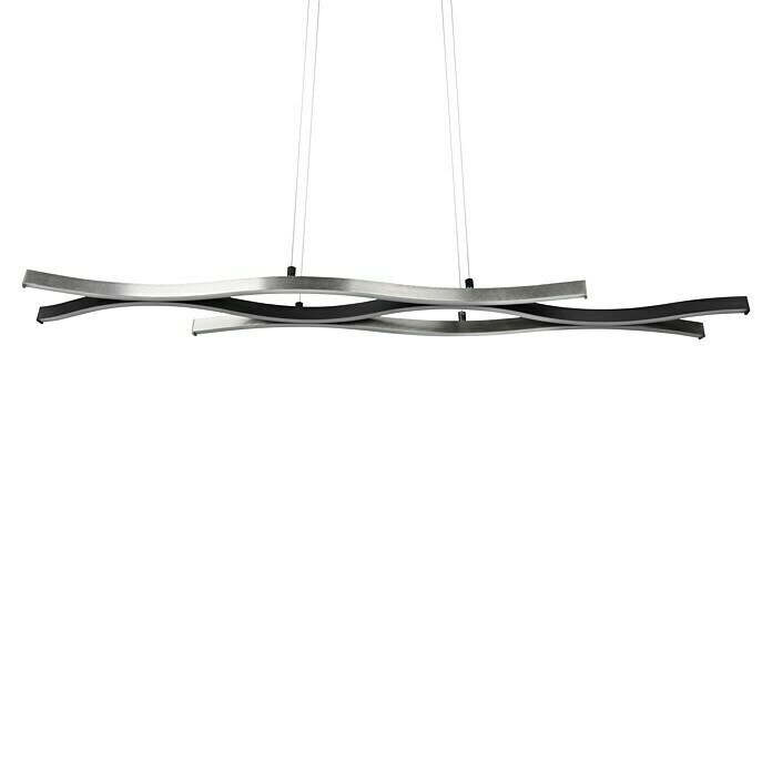 Trio Leuchten Blaze LED-Pendelleuchte (35 W, L x B x H: 15,5 x 107,5 x 150 cm, Aluminium gebürstet, Mehrfarbig) | BAUHAUS