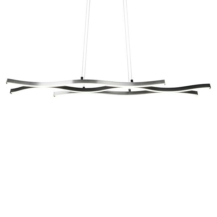 Trio Leuchten Blaze LED-Pendelleuchte (35 W, L x B x H: 15,5 x 107,5 x 150 cm, Aluminium gebürstet, Mehrfarbig) | BAUHAUS