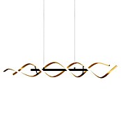 Trio Leuchten Sequence LED-Pendelleuchte (45 W, L x B x H: 16 x 104,5 x 150 cm, Messing matt, Mehrfarbig) | BAUHAUS