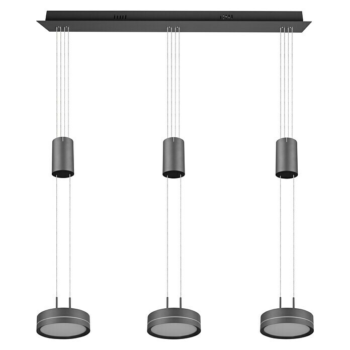 Trio Leuchten LED-Pendelleuchte (9 W, L x B x H: 14 x 85 x 150 cm, Anthrazit, Warmweiß) | BAUHAUS