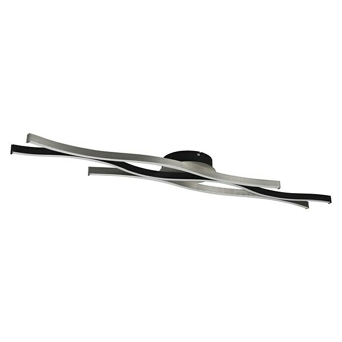 Trio Leuchten Blaze LED-Deckenleuchte (35 W, L x B x H: 18 x 107,5 x 7 cm, Aluminium gebürstet, Mehrfarbig) | BAUHAUS