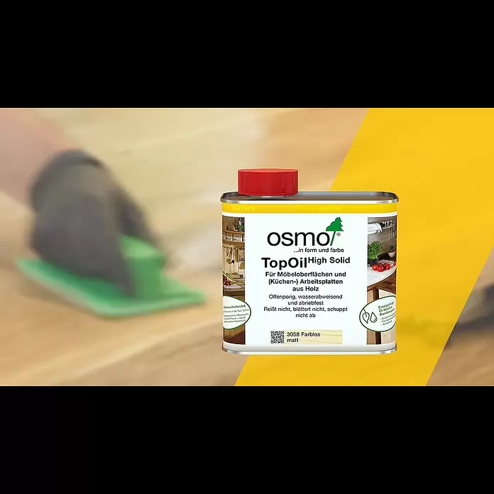 Osmo High Solid TopOilFarblos, 500 ml, Matt - TopOil