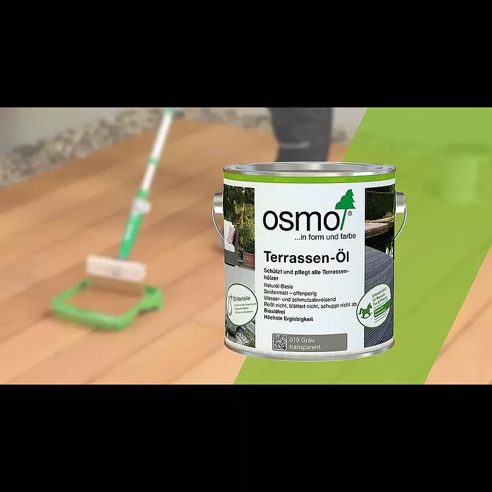 Osmo Bangkirai-Öl 016 - Dunkel, Transparent, 2,5 l, Seidenmatt - Terrassen-Öl