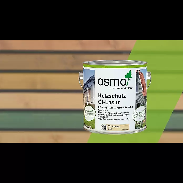 Osmo Holzlasur - Kiefer, 2,5 l, Seidenmatt - Holzschutz Öl-Lasur