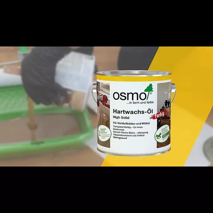 Osmo High Solid Hartwachsöl Farbig 3074 - Graphit, 750 ml, Seidenmatt - Hartwachs-Öl Farbig
